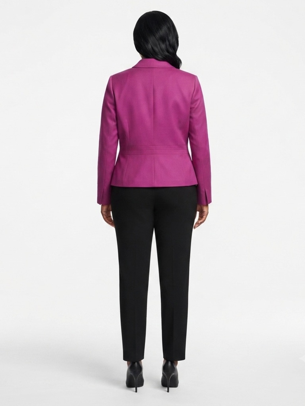 Black Label by EVAN PICONE
Fuchsia Blazer Size 16 - Picture 2 of 9